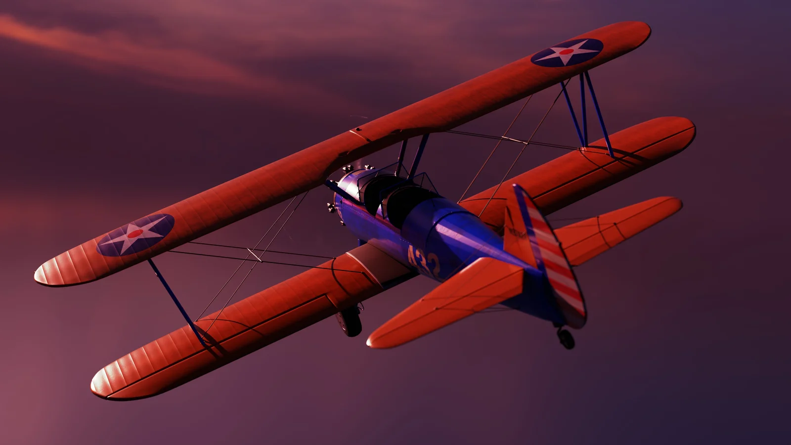 Boeing-Stearman Model 75 Biplane screenshot 6