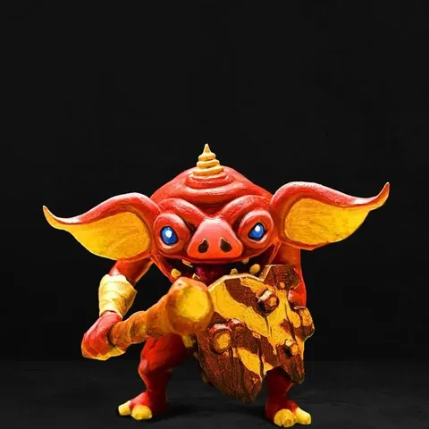 Bokoblin with Shield - Blender 3d models