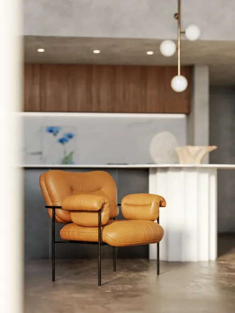 Bollo Foggia Lounge Chair - Blender 3d models