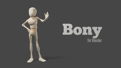 Bony Rig - Blender 3d models