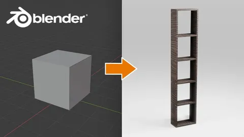 Book Shelf - Blender scenes