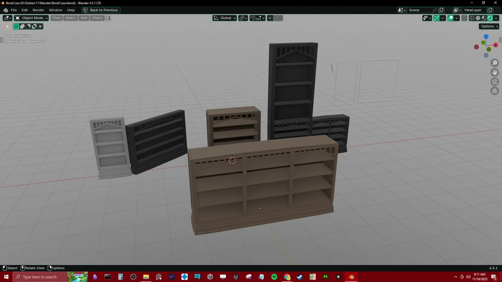 Bookcase Generator screenshot 2