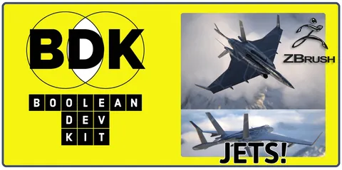 Boolean Dev Kit Jets - Blender 3d models