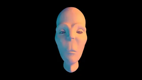 Bored Face - Blender 3d models