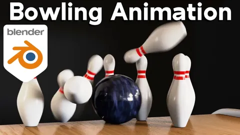 Bowling Animation - Blender scenes