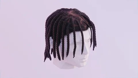 Braided Dreads - Blender 3d models