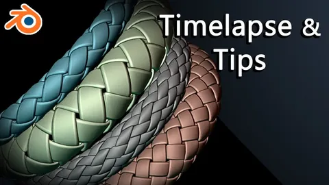 Braided Leather - Blender tutorials & courses