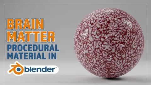 Brain Matter Procedural Material - Blender shaders