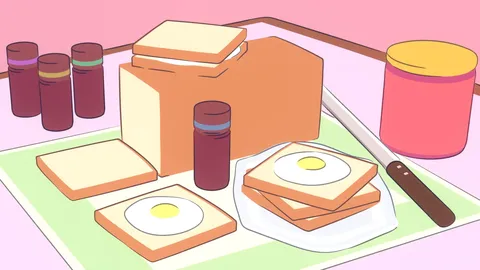 Breakfast Scene - Blender scenes