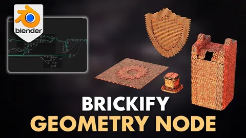 Brickify - Blender geometry nodes