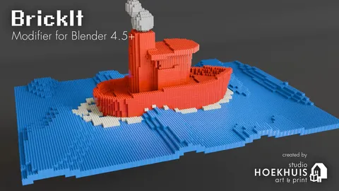 BrickIt - Blender geometry nodes