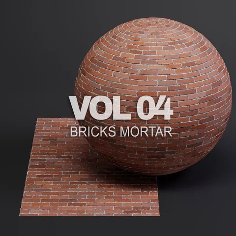 Mortar Bricks Vol 4 - Blender textures & materials