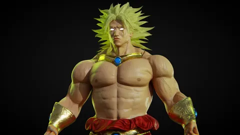 Broly - Blender 3d models