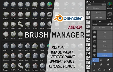 Brush Manager - Blender addons
