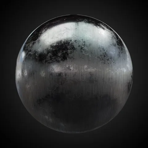 Brushed Metal Node Group - Blender shaders