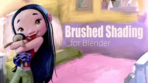 Brushed Shading - Blender addons