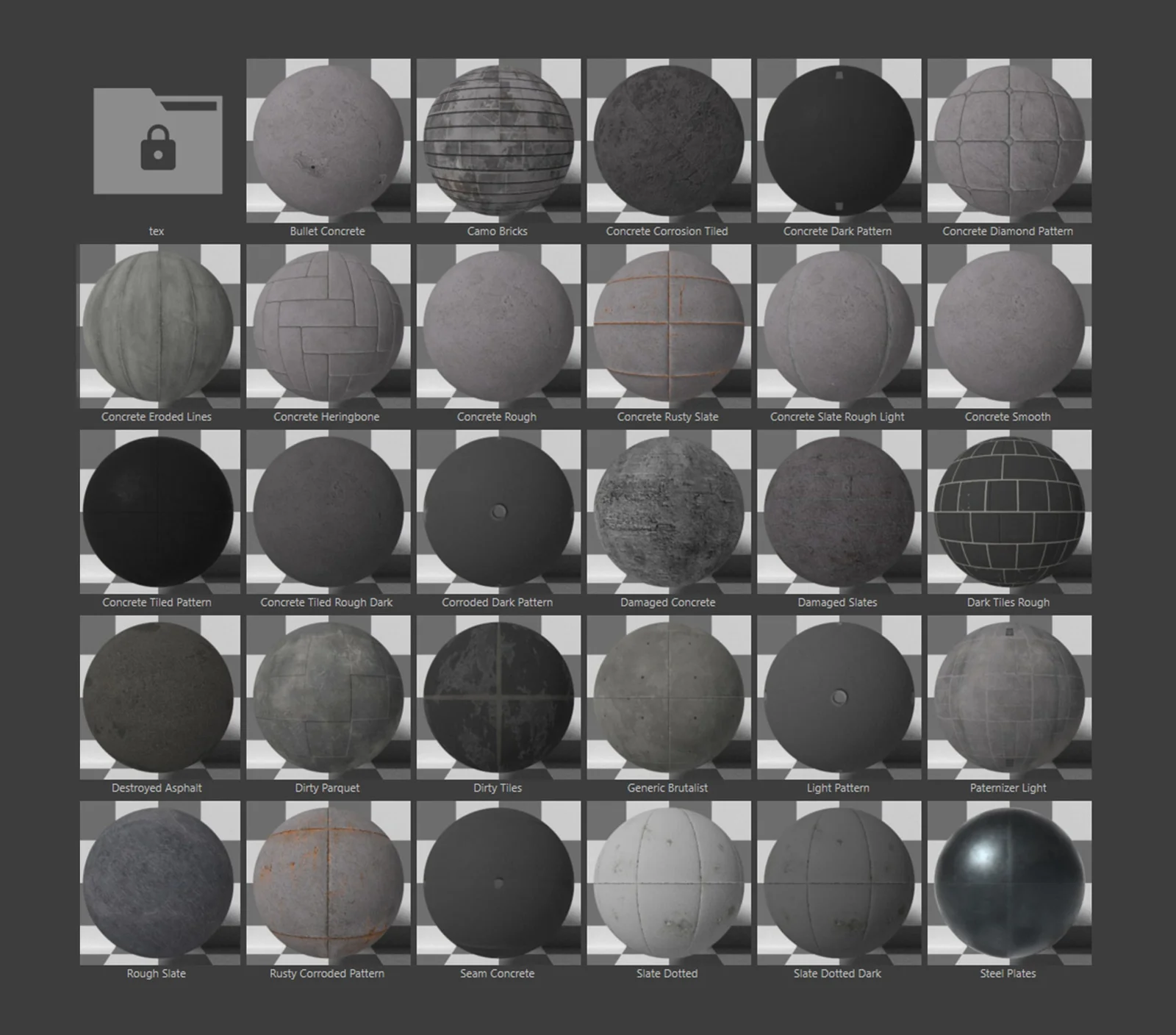 Brutalist 3D Materials screenshot 2
