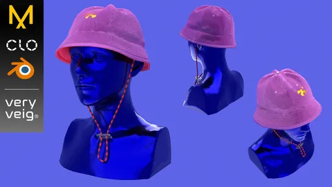 Bucket Hat - Blender 3d models