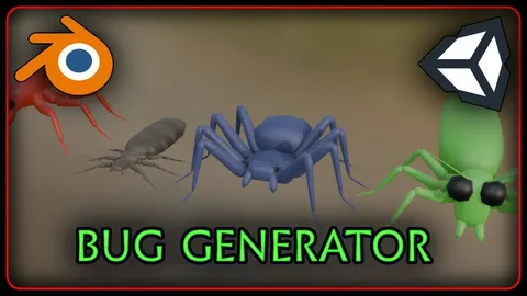 Bug Generator - Blender geometry nodes
