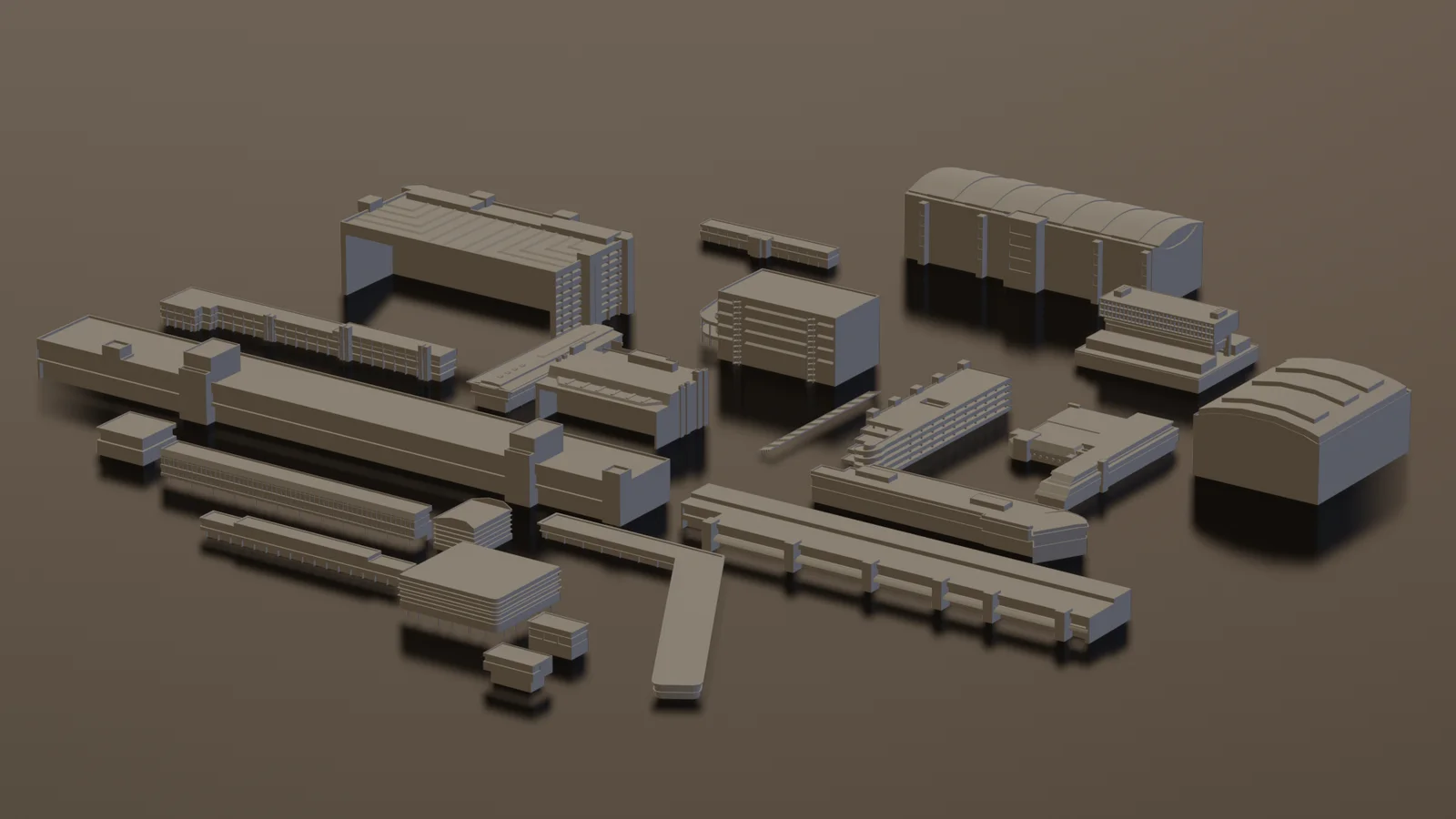 Buildings Facility Kitbash screenshot 3
