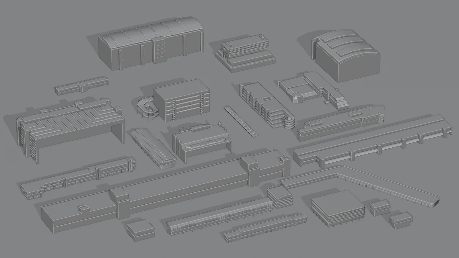 Buildings Facility Kitbash screenshot 4