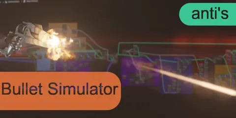 Bullet Simulator - Blender geometry nodes