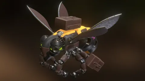 Bumble Bee Drone - Blender 3d models