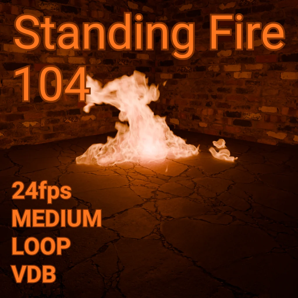 Medium Standing Fire Assets screenshot 5
