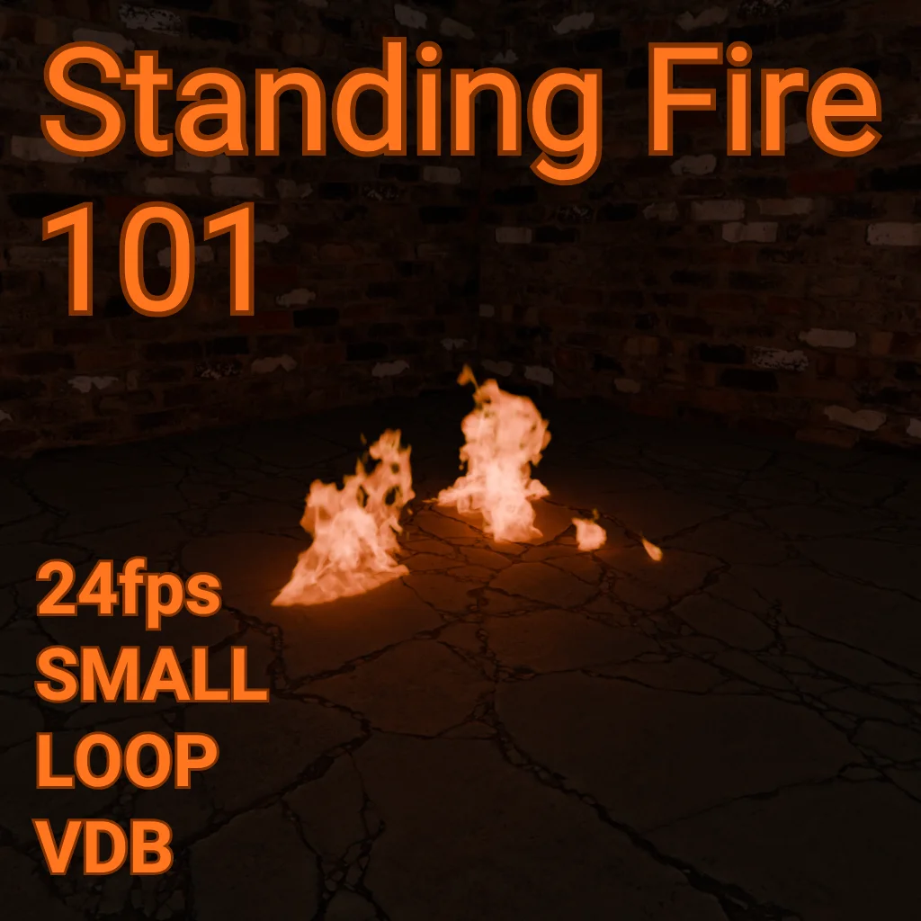 Small Standing Fire Assets screenshot 2
