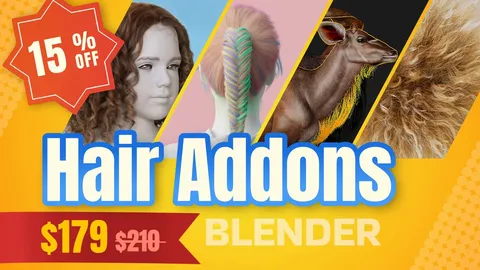 Hair Add-On Bundle - Blender addons