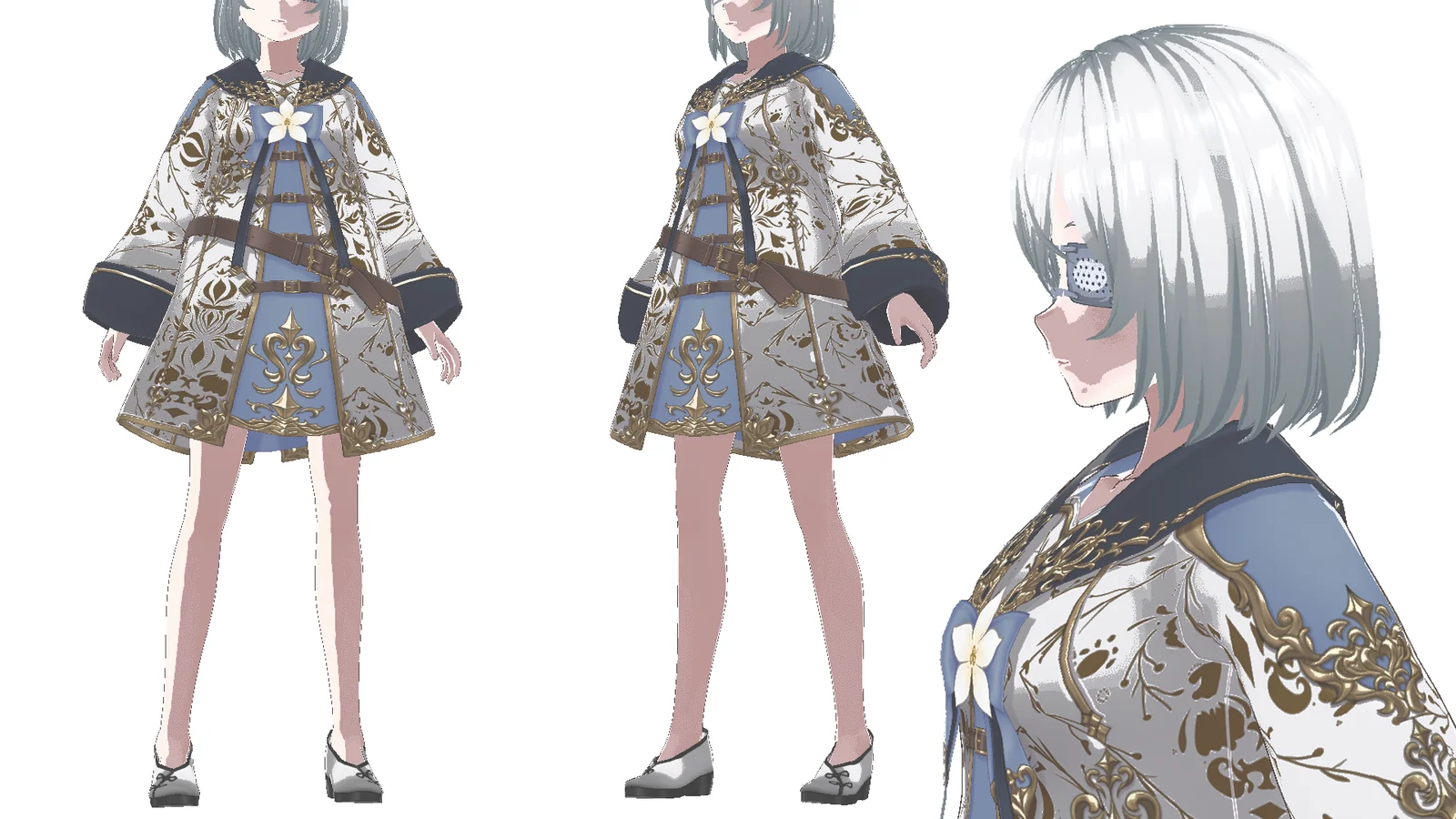 Eyepatch Girl Outfit Bundle screenshot 2