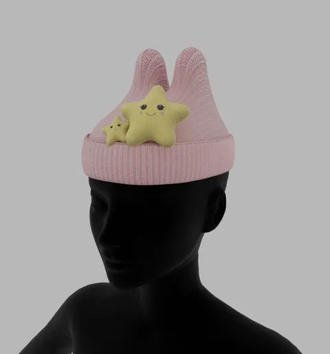 Bunny Bear Hat and Plushies - Blender 3d models