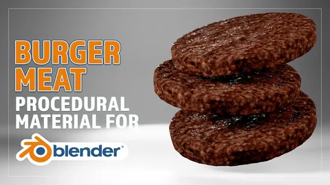 Procedural Burger Meat - Blender shaders