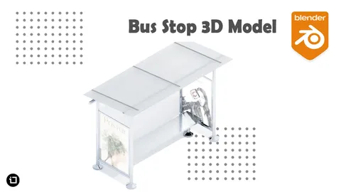 Bus Stop - Blender 3d models
