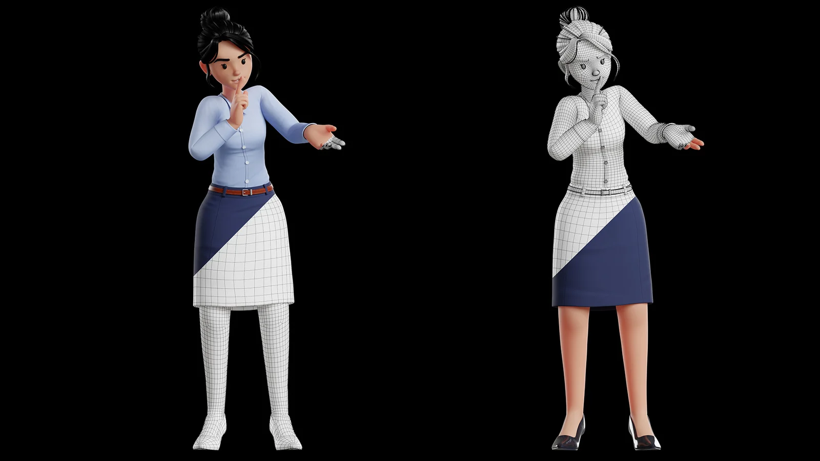 Business Office Cartoon Woman screenshot 7