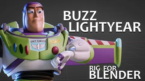Buzz Lightyear Rig - Blender 3d models