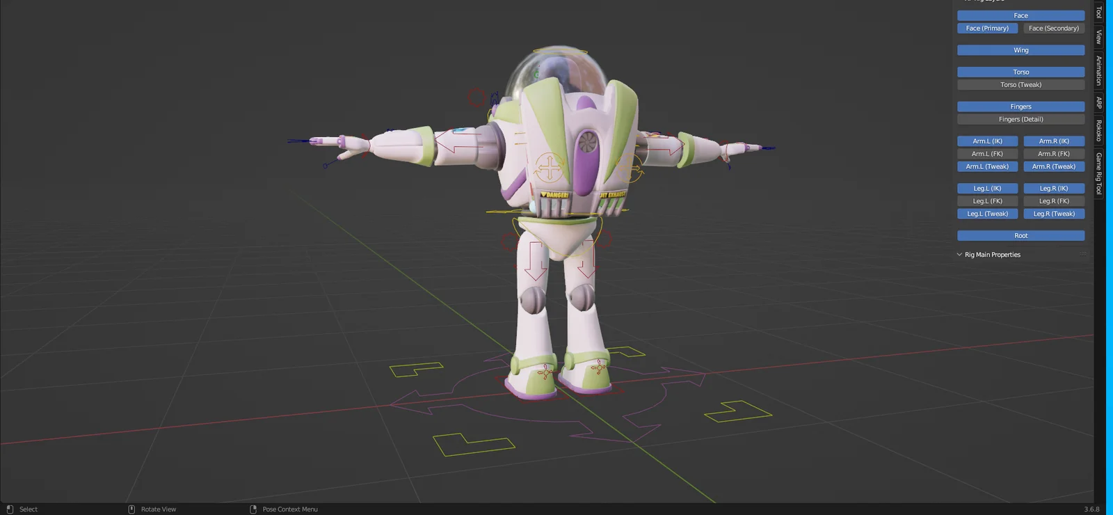 Buzz Lightyear Rig screenshot 3
