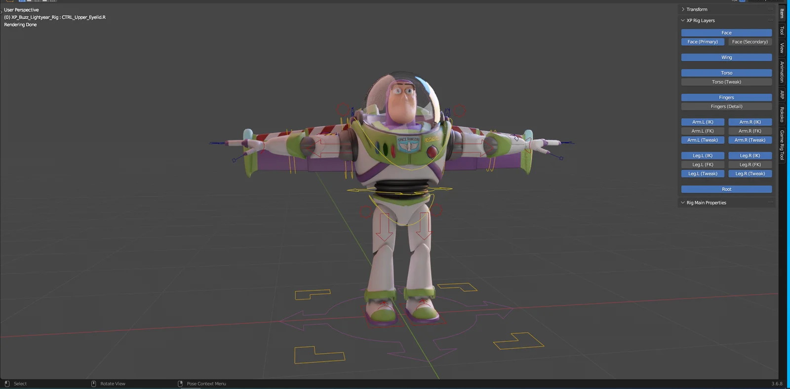 Buzz Lightyear Rig screenshot 4