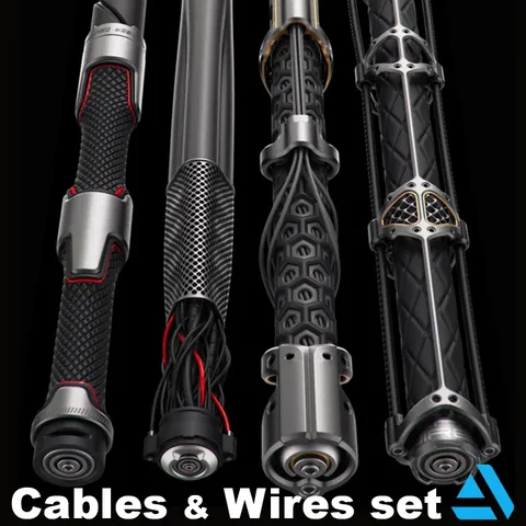 Cables & Wires - Blender 3d models
