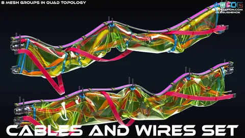 Cables & Wires - Blender 3d models