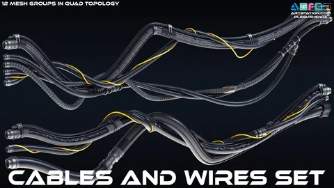 Cables & Wires - Blender 3d models