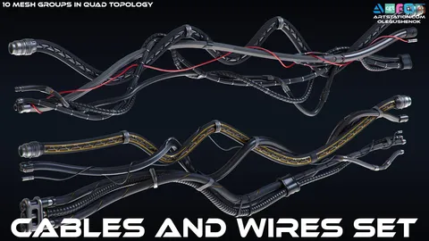 Cables & Wires - Blender 3d models