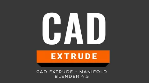 CAD Extrude Manifold - Blender addons