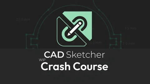 CAD Sketcher Crash Course - Blender tutorials & courses