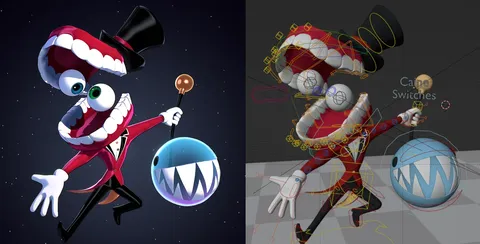 Caine & Bubble - Blender 3d models