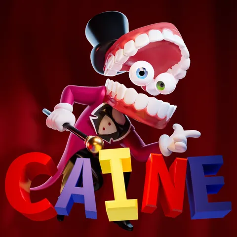 Caine (The Amazing Digital Circus) - Blender 3d models