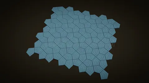 Cairo Pavement Tile Generator - Blender geometry nodes