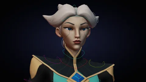 Camille Rig - Blender 3d models