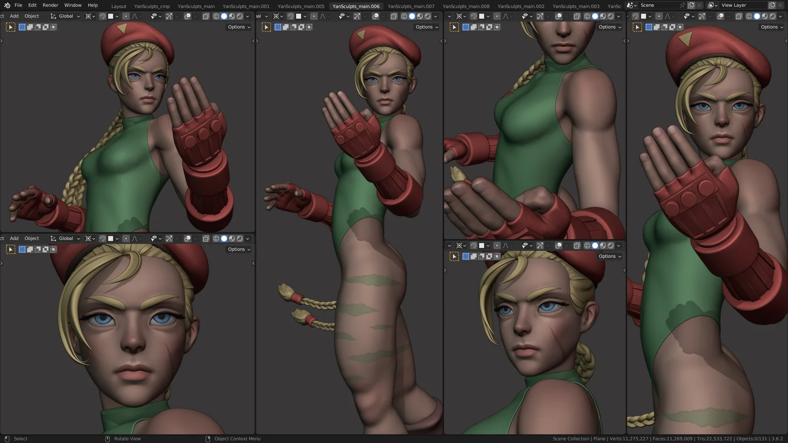 Cammy Character Creation Process screenshot 2