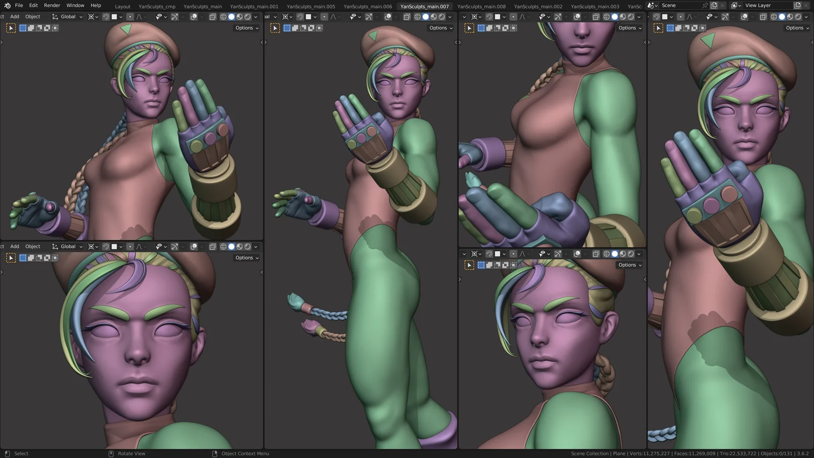 Cammy Character Creation Process screenshot 3